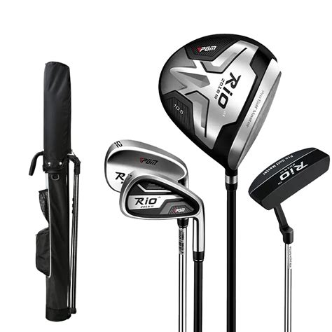 PGM Men S Complete Golf Club Set 1 Driver 7 Iron 28 Sand