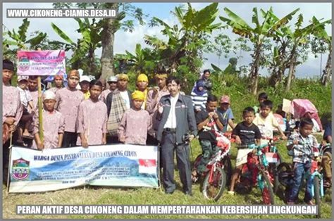 Peran Aktif Desa Cikoneng Dalam Mempertahankan Kebersihan Lingkungan Cikoneng