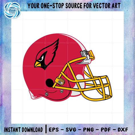 Arizona Cardinals Helmet Nfl Logo Team Svg Files For Cricut Sublimation