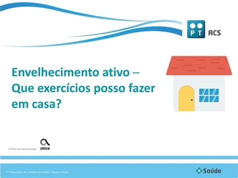 Envelhecimento Ativo Que Exerc Cios Posso Fazer Em Casa Pdf