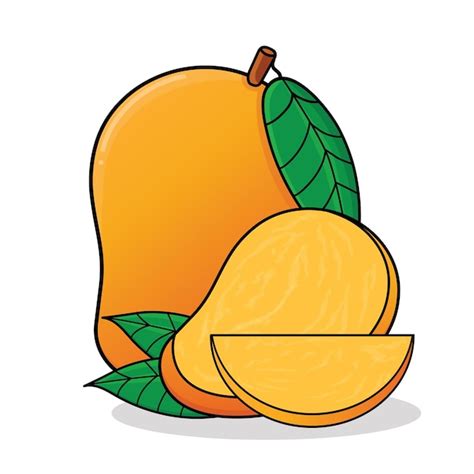 Mango Mango Dibujos Animados Icono Vector Dise O Ilustraci N