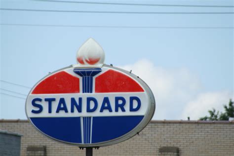 Vintage Standard Gas Station Sign A Photo On Flickriver