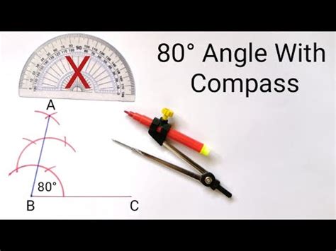 How To Draw Angles With A Compass - sengeek