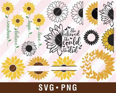 Sunflower Svg Free {free Sunflower Svg Files For Your Cutting Machine