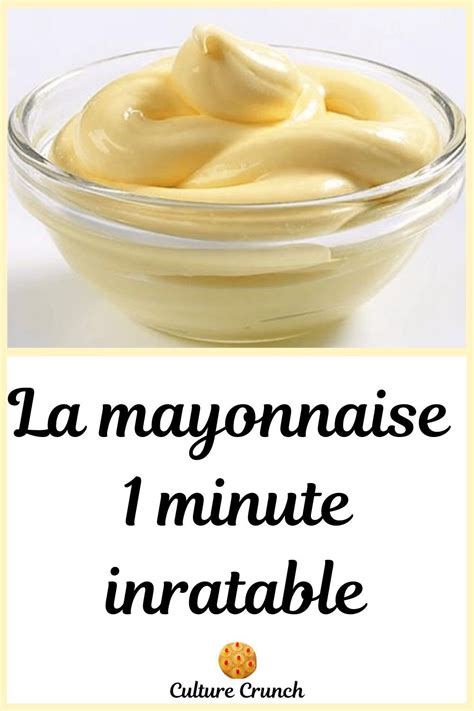 Mayonnaise Minute Inratable La Recette Facile Artofit