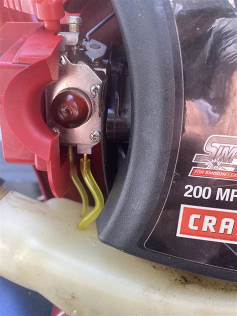 Is My Fuel Line Setup Correct Primer Bulb Not Filling On 25cc Craftsman Leaf Blower R