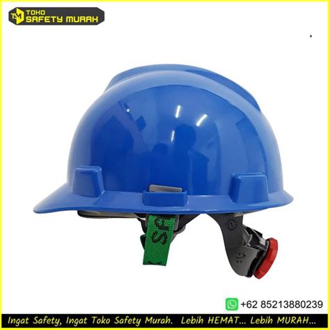 Helm Msa Biru Safety Helmet Sni Msa Lokal Helm Proyek Plus Sarang Putar