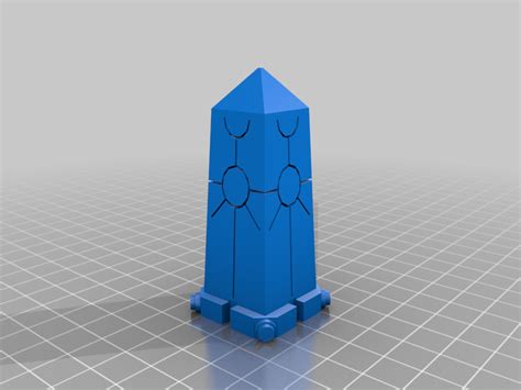 Free Stl File Necron Power Node Obelisk Scatter Terrain Wh40k 🎲 ・3d