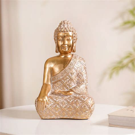 Gold Buddha Statue Online - Premium Decor Object | Nestasia