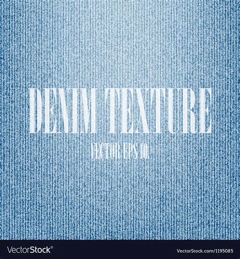 Blue Denim Texture Background Royalty Free Vector Image