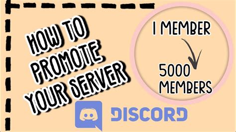 How To Promote Your Discord Server Discord Tutorial Youtube