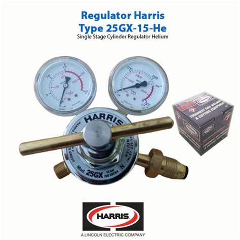 Jual Regulator Gas Harris Type Gx He Helium Kota Bekasi