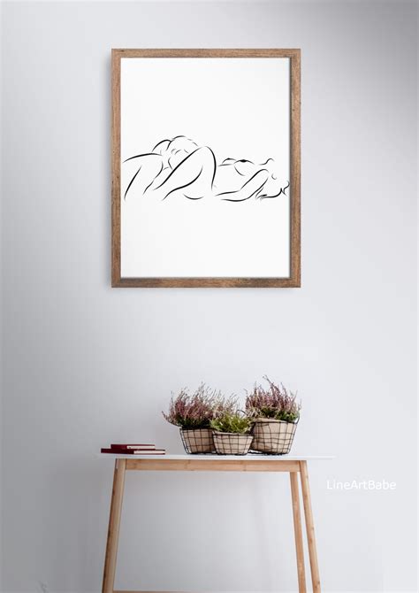 Minimalist Oral Sex Erotic Line Art Oral Sex Art Sensual Etsy Australia