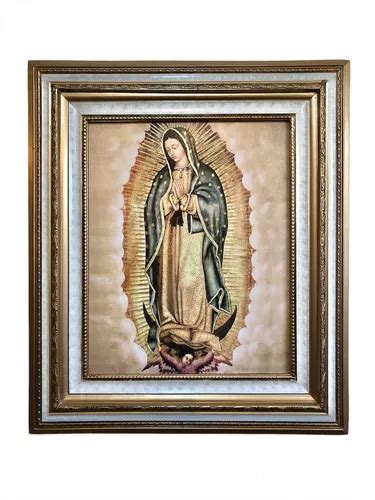 Cuadro Virgen De Guadalupe Cuerpo Completo Doble Marco Envío gratis