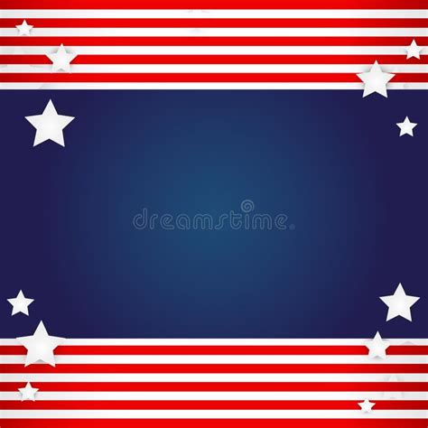 Molde Do Cartão Da Bandeira Americana Ilustração Stock Ilustração de