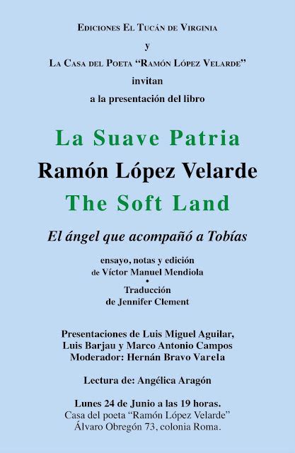 Casa Del Poeta Ramón López Velarde PresentaciÓn La Suave Patria