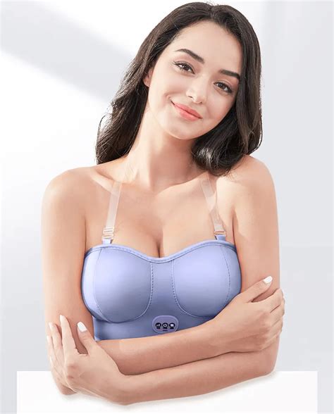 Charging Electric Breast Massage Bra Vibration Chest Massager Growth