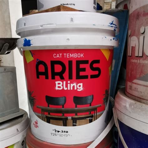 Jual Aries Bling Cat Tembok Interior Pail Kg Ready Bandung Shopee