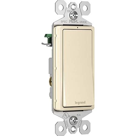 Legrand Radiant 15 Rocker Wall Switch With LED Locator Light