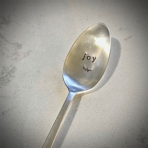 Stamped Spoon Etsy