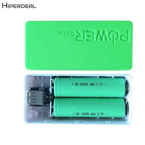 5600mah 2x 18650 Usb Power Bank Battery Charger Case Diy Box For Iphone For Smart Phone Mp3