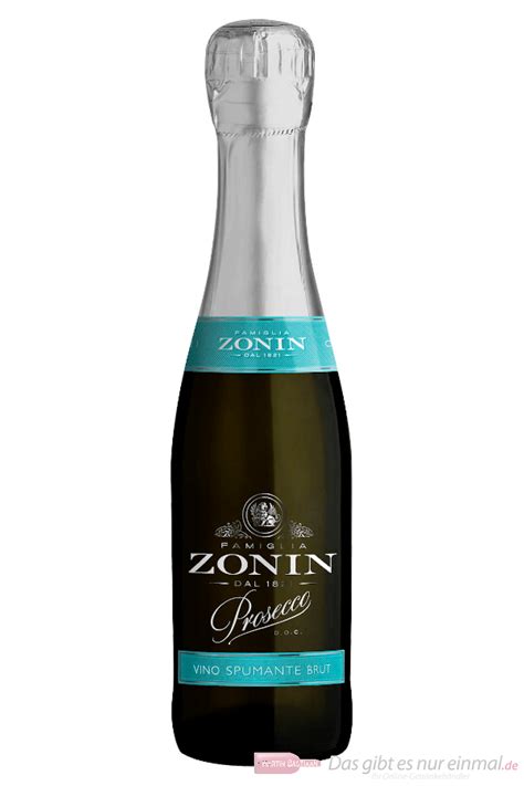 Zonin Prosecco Spumante Brut Doc 12 02l Piccolo Flaschen