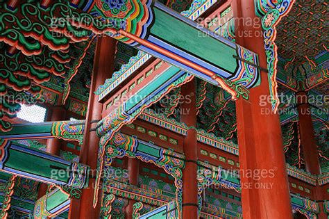 Interior Of Geunjeongjeon Throne Hall Of The Gyeongbokgung Palace