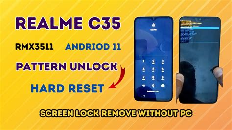 Realme C Hard Reset With Keys Realme Rmx Pattern Lock Remove