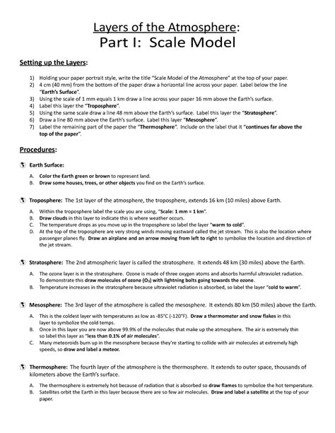 05 - Atmosphere layers diagram and graph - Part I: Scale Model Setting ...