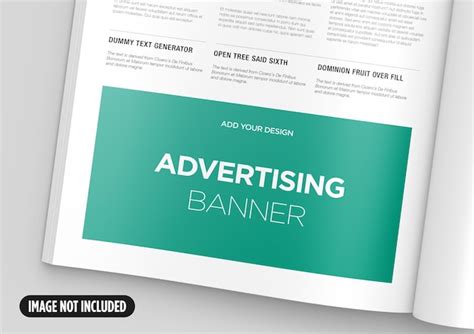 Premium Psd Newspaper Advertising Magazine Brochure Mockup D