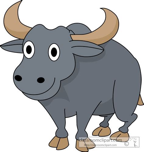 Cartoon buffalo clipart kid 2 – Clipartix