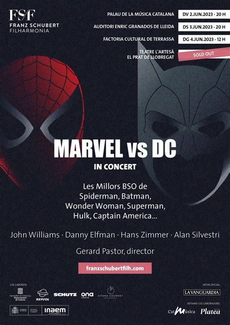 Marvel vs DC in Concert 2023 – Franz Schubert Filharmonia and Gerard ...