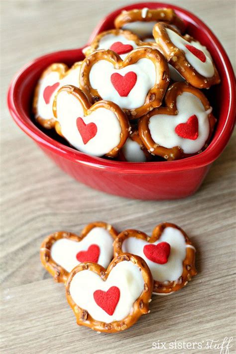 White Chocolate Pretzel Hearts My Recipe Magic