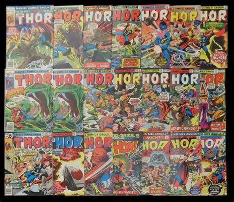 Comicconnect Thor Comic Book Group Lot Vf