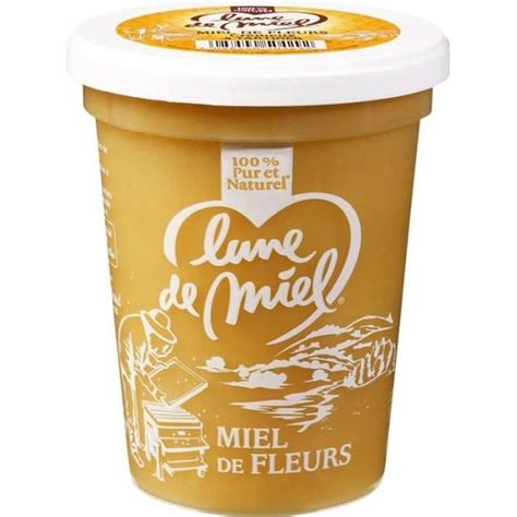 Miel De Fleurs Lune De Miel Cr Meux Tartiner G Cdiscount Au