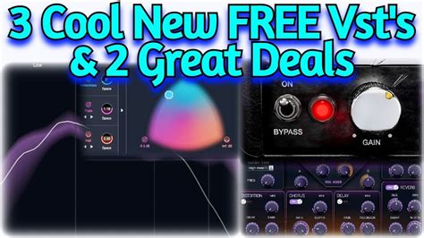 3 New FREE VSTs Black Friday Deals Izotope Bogren Monster Synth