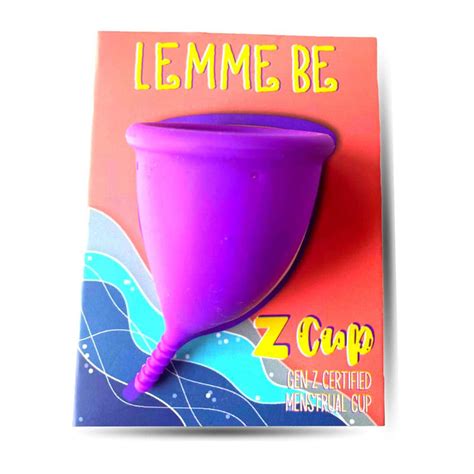 Lemme Be Z Cup Reusable Menstrual Cup Small Size Ultra Soft And Rash