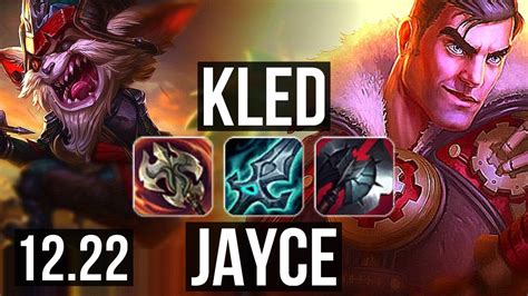 Kled Vs Jayce Top 4 0 7 1 5m Mastery 700 Games Euw Master 12