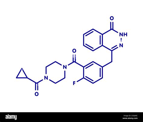 Mol Cula De F Rmaco Para El C Ncer De Olaparib Inhibidor De La Parp