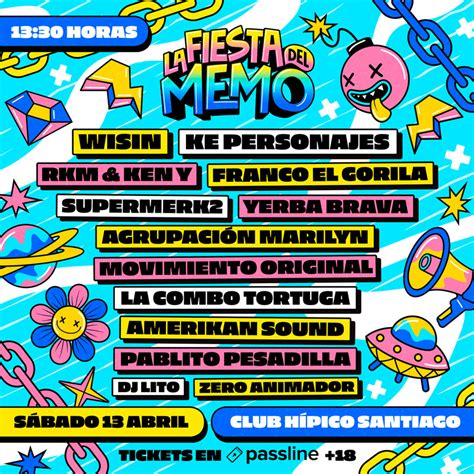 La Fiesta Del Memo 2024 Passline