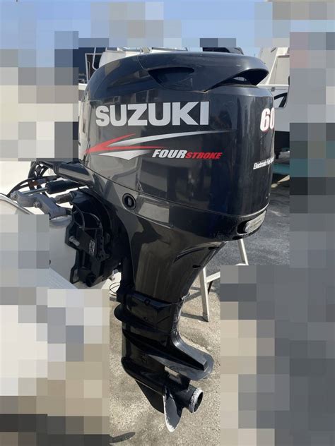 中古船外機スズキ SUZUKI DF60ATL 60馬力 実働品 福山通運営業所留め限定 中古船外機スズキ SUZUKI