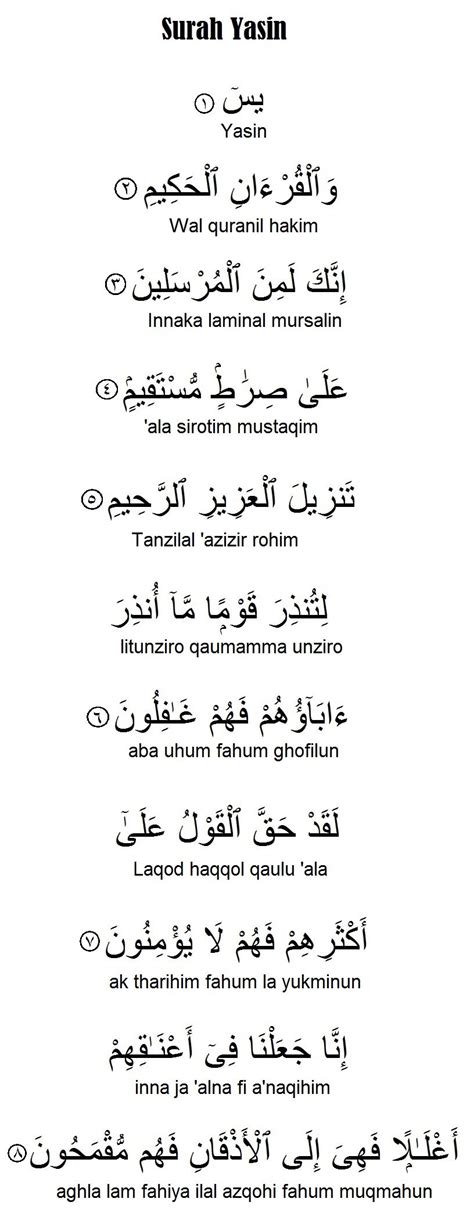 Surah Yasin Panduan Rumi And Terjemahan Aku Muslim