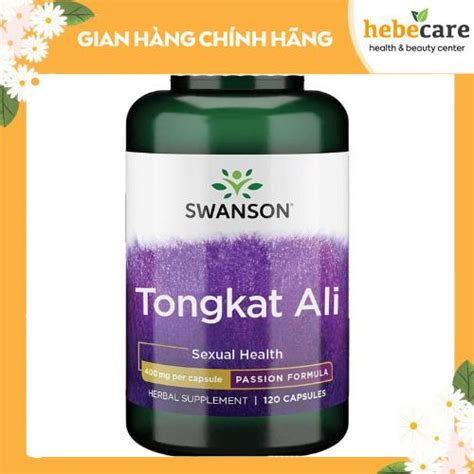 TĂNG HOOCMON NAM Hỗ Trợ Tăng Hoocmon Nam Giới Swanson Tongkat Ali