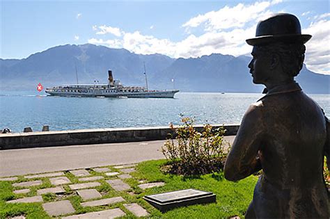 Charlie Chaplin Statues Vevey Canton De Vaud Bassin L Manique