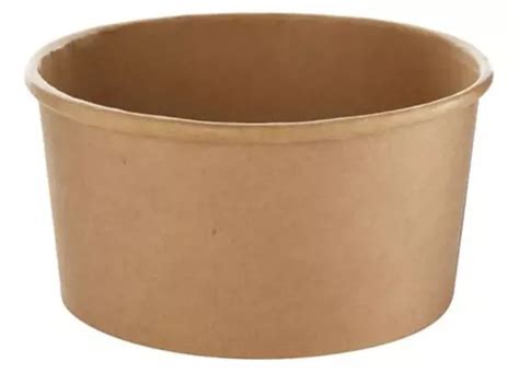 Envases Bowls Kraft 1000cc C tapa X 300 Unidades Cuotas sin interés