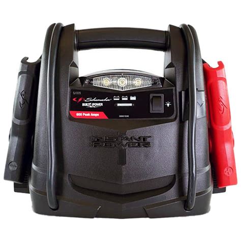 Schumacher Electric Automotive Portable Power Station And 600 Peak