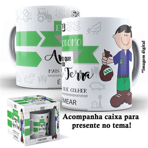 Caneca De Porcelana Caixinha Presente Ml Profiss Es Engenheiro