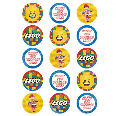 Lego Cupcake Wrappers