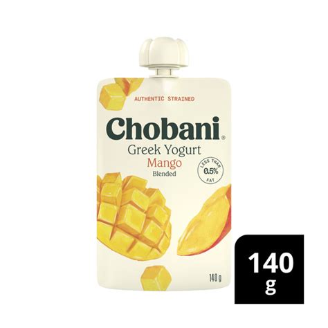 Buy Chobani Greek Yogurt Pouch Mango G Coles