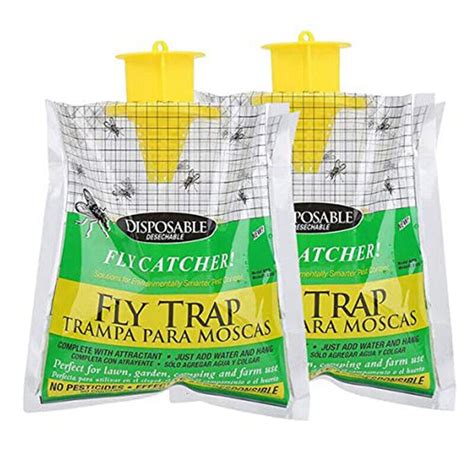 For Outdoor Hanging Fly Trap Disposable Insect Bug Attract Fly Catcher Bag Ebay